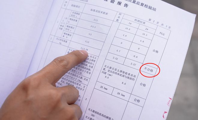 j9九游真人游戏第一平台广西柳州一商超用假灭火器灭火剂有用身分仅含006%(图4)